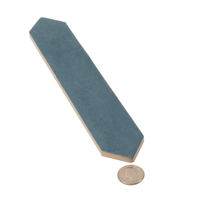 Navy Blue Matte Ceramic Picket Wall and Floor Tile