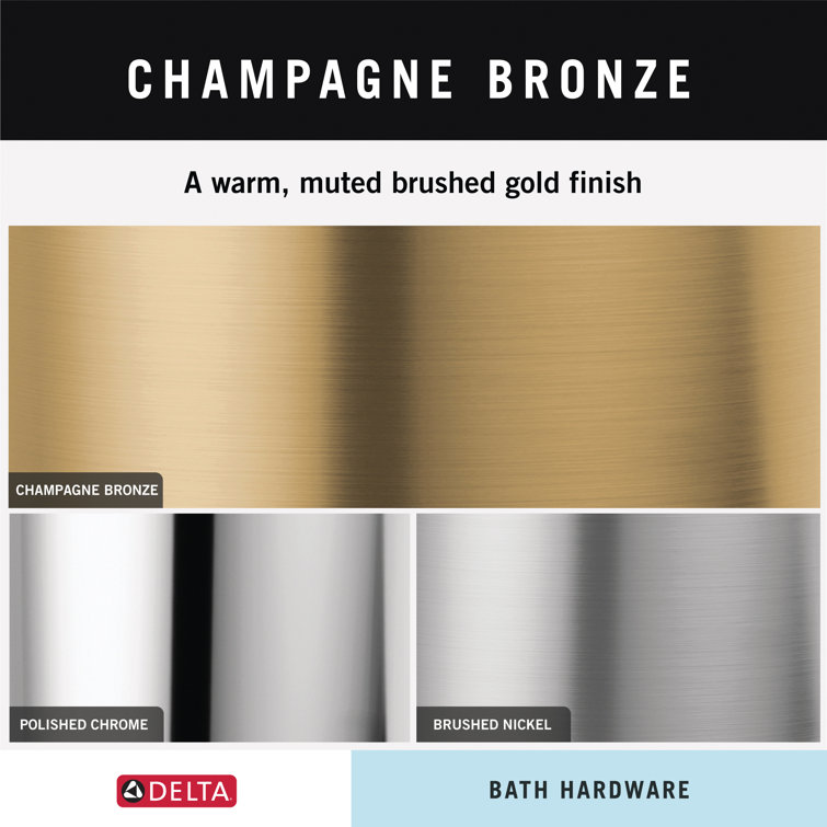 Champagne Bronze Stainless Steel Wall Mounted Towel Bar