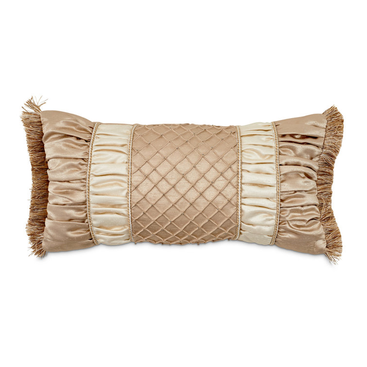 Palermo Ivory King Comforter Set with Jacquard Accents, 10-Piece