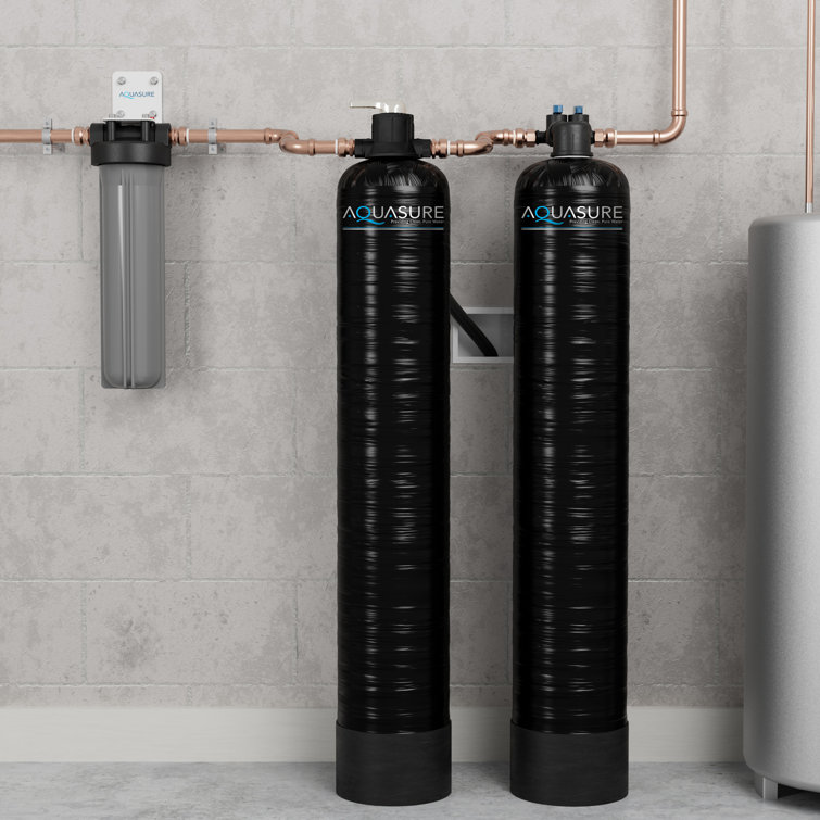 Aquasure Serene Series 15 GPM Black Whole House Water Filtration System