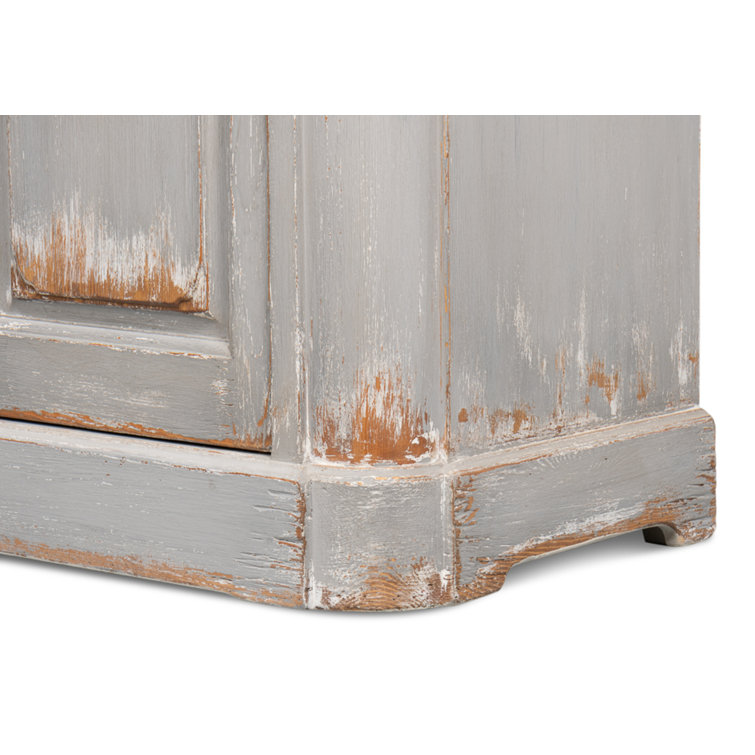 Sarreid Sky Blue 119'' Pine Top Solid Wood Sideboard