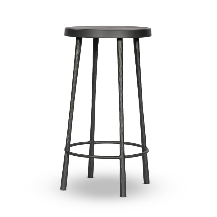 Westwood 26" Hammered Gunmetal Iron Counter Stool