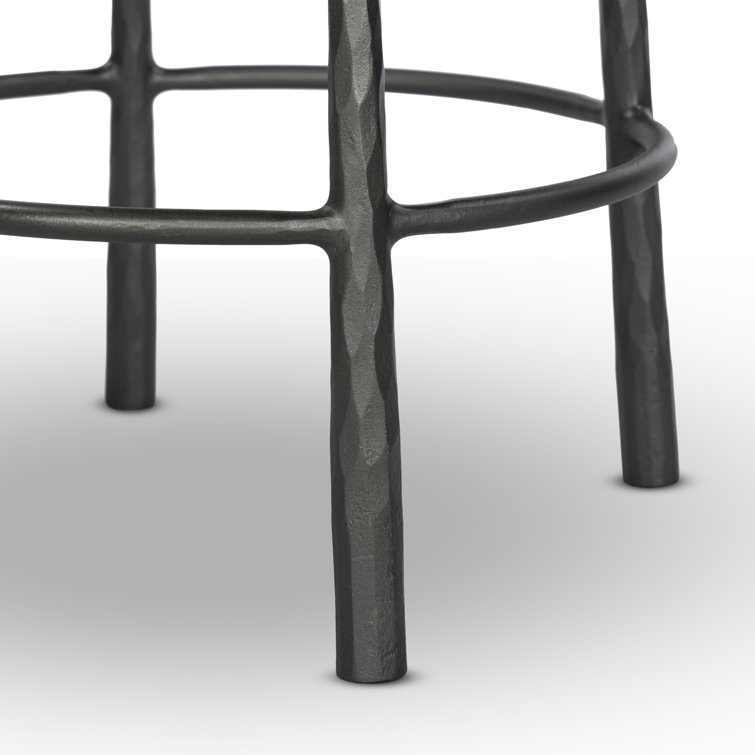 Westwood 26" Hammered Gunmetal Iron Counter Stool