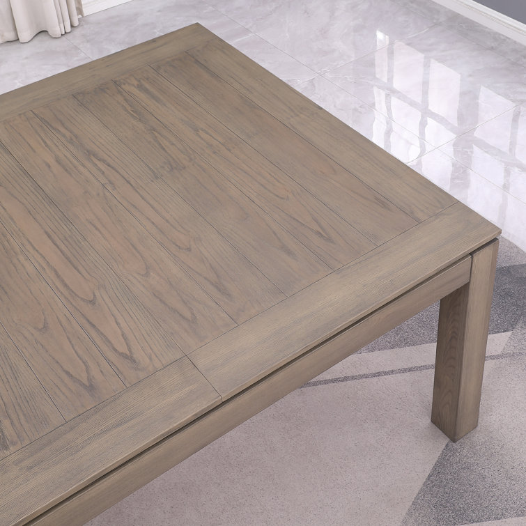 Olivia Graywash Ash 8ft Pool Table with Powder Blue Felt