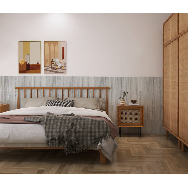 Glossy Alpine Stone Composite Peel and Stick Subway Tile