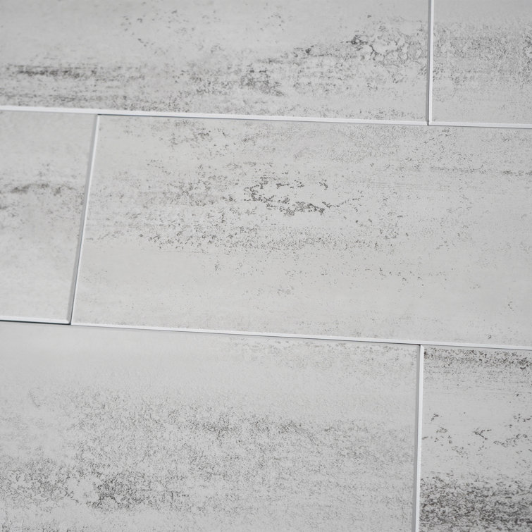 Glossy Alpine Stone Composite Peel and Stick Subway Tile