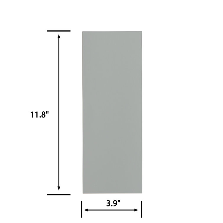 Matte Stone 4'' x 12'' Peel and Stick Subway Tile