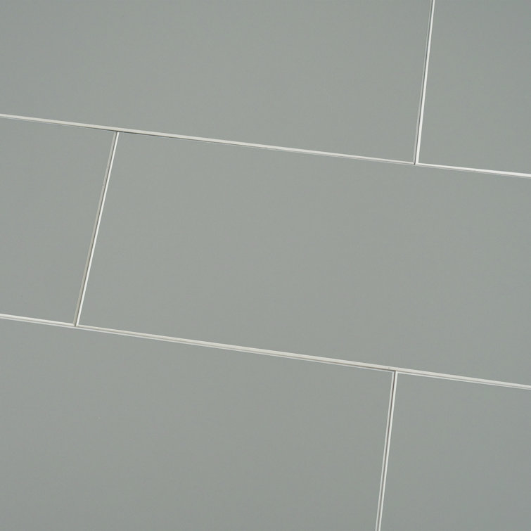 Matte Stone 4'' x 12'' Peel and Stick Subway Tile