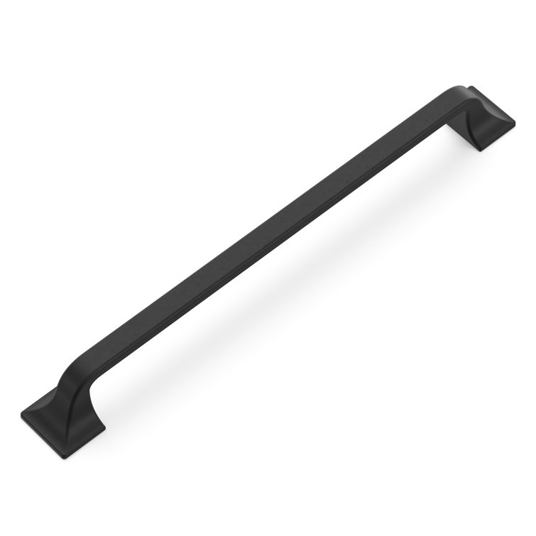 Forge Black Iron Cabinet Drawer Pulls with Mounting Hardware