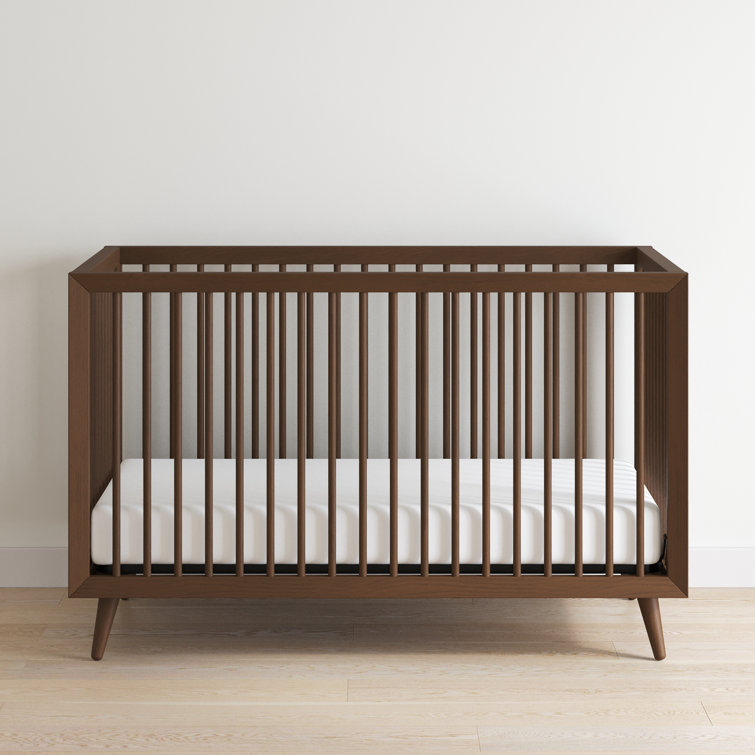 Cranbrook Toasted Chestnut Pine Wood Convertible Crib
