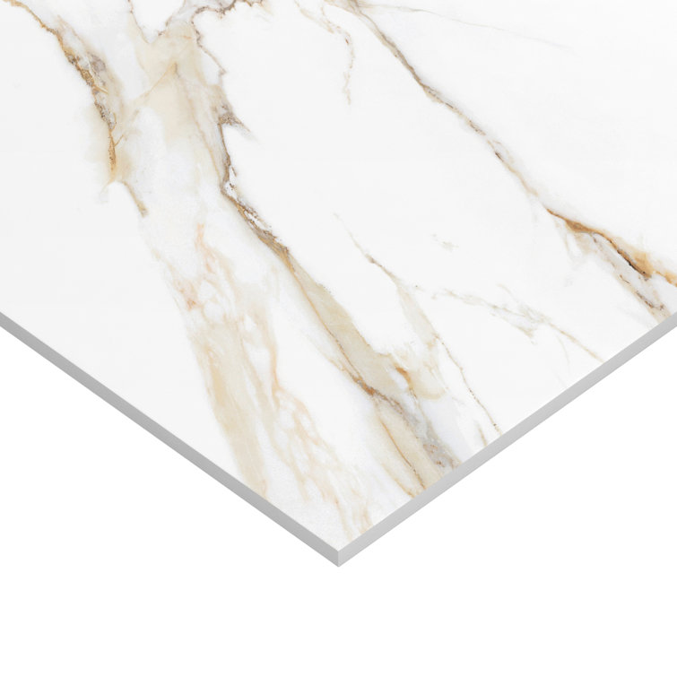 Aurora Gold 24'' x 48'' Polished Porcelain Tile
