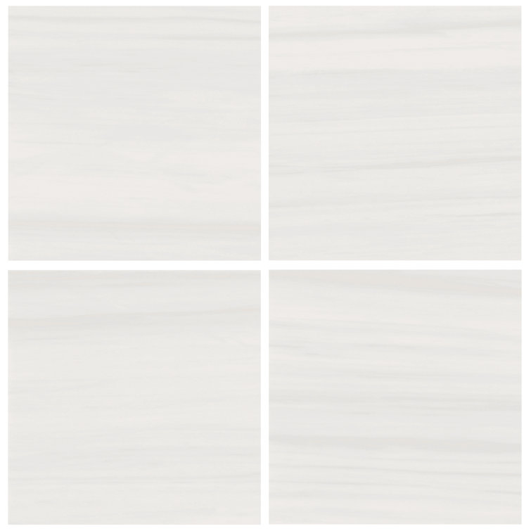 Terius Dolomite Warm White Polished Marble Look Porcelain Tile