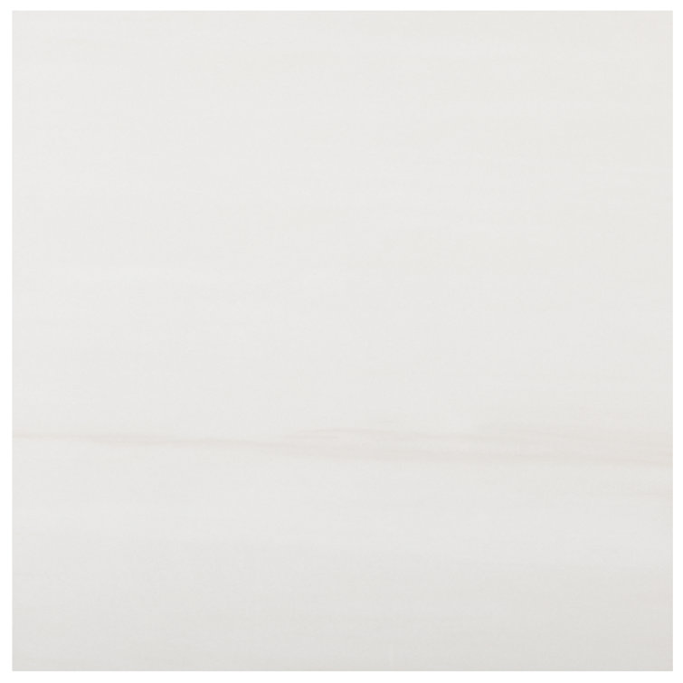 Terius Dolomite Warm White Polished Marble Look Porcelain Tile