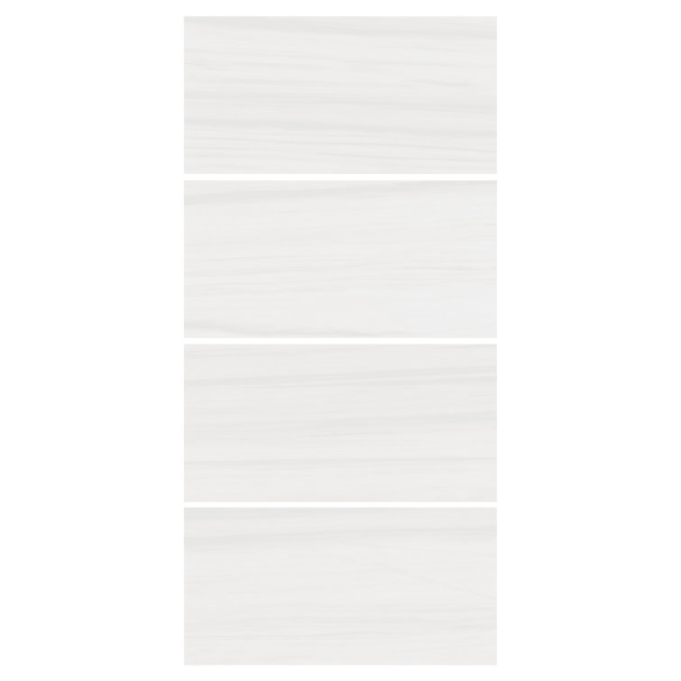 Terius Dolomite Warm White Polished Porcelain Large Format Tile