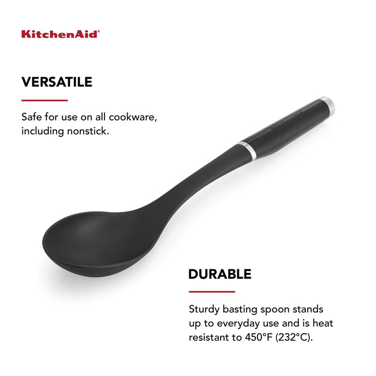 Black Nylon Heat-Resistant Basting Spoon
