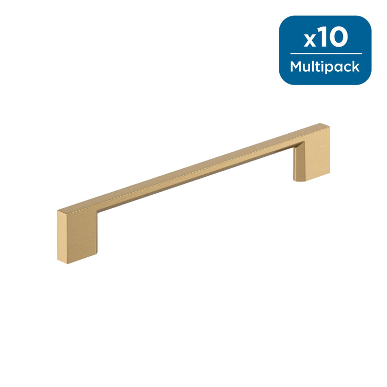 Champagne Bronze 6-5/16" Modern Cabinet Pulls with Mounting Hardware