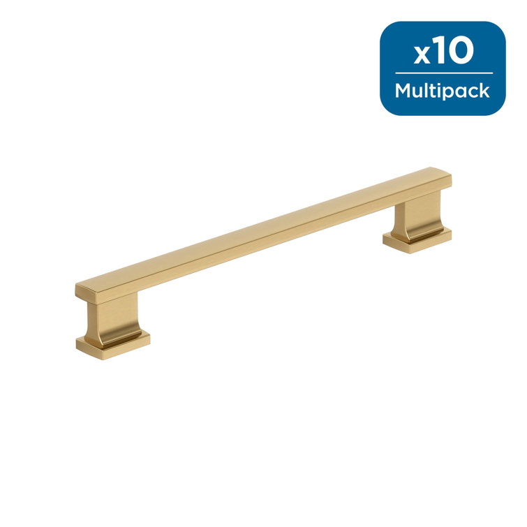 Champagne Bronze Modern Cabinet Pull with Mounting Hardware