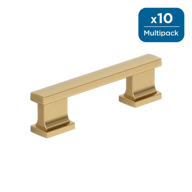 Champagne Bronze Modern Cabinet Pull with Mounting Hardware