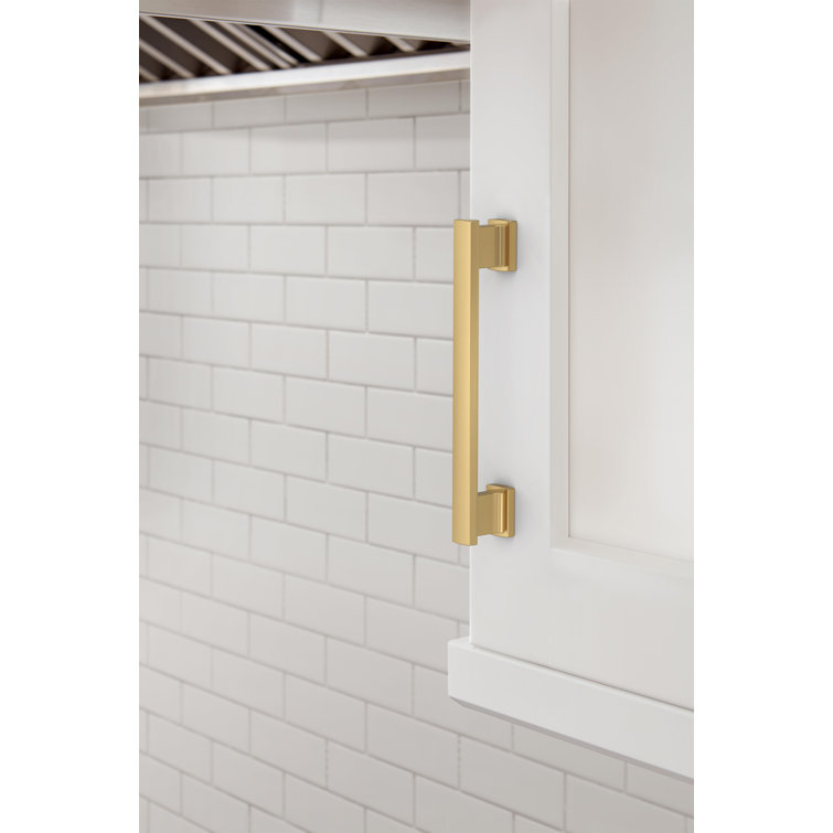Champagne Bronze 5-1/16" Center-to-Center Cabinet Pulls, 10-Pack