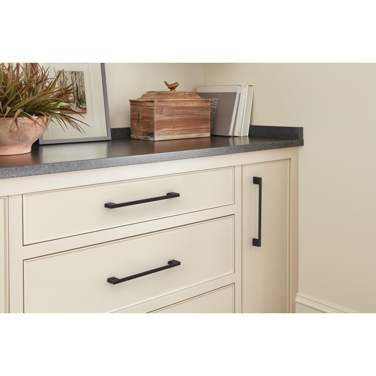 Oil Rubbed Bronze Modern Cabinet Pulls with Mounting Hardware, 10 Pack