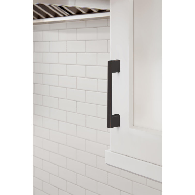 Oil Rubbed Bronze Modern Cabinet Pulls with Mounting Hardware