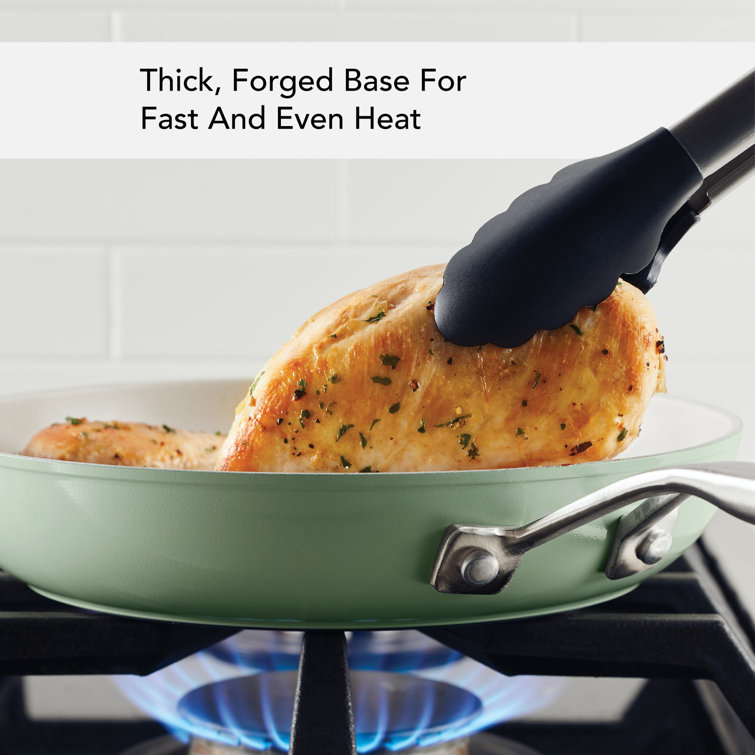Pistachio 10-Inch Hard Anodized Ceramic Nonstick Frying Pan