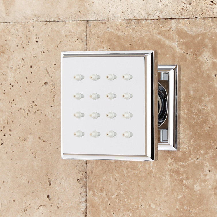 Chrome Multi-Head Rain Shower System with Handheld
