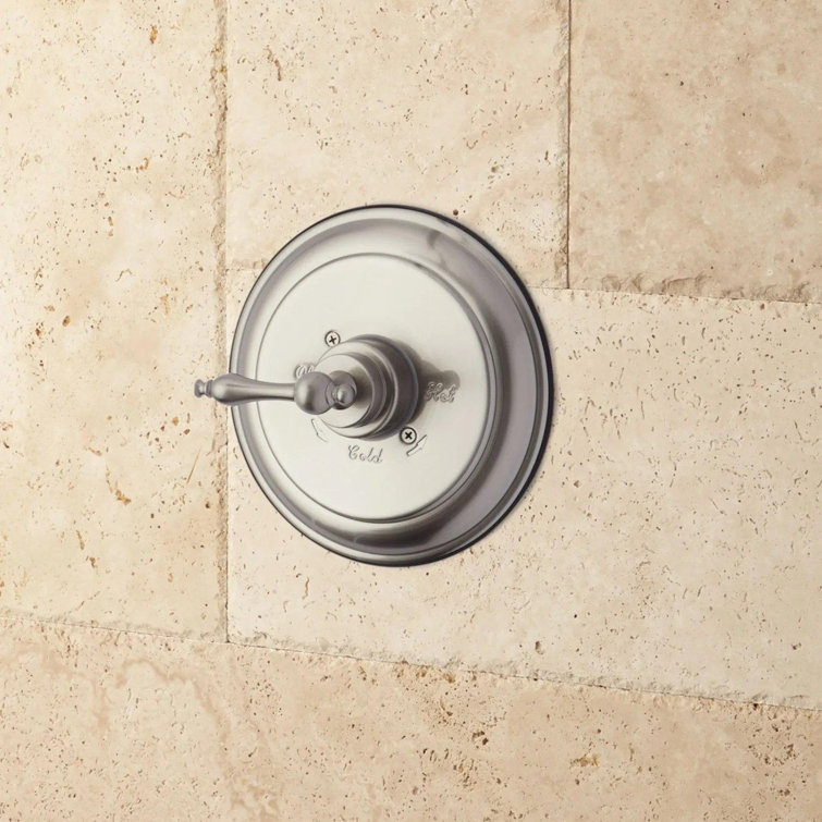Lambert Rainfall Nozzle Shower Faucet with Rough-in Valve