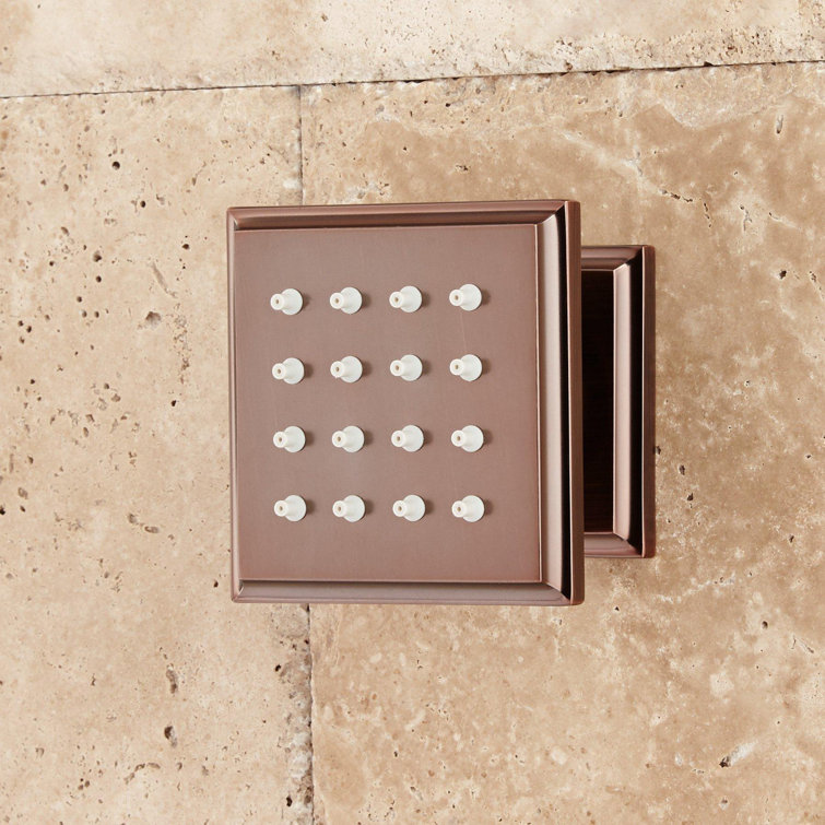 Oil Rubbed Bronze Multi-Head Rain Shower System with Handheld