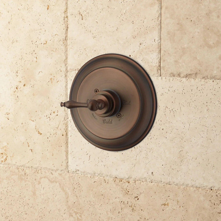 Lambert Rainfall Nozzle Shower Faucet with Rough-in Valve