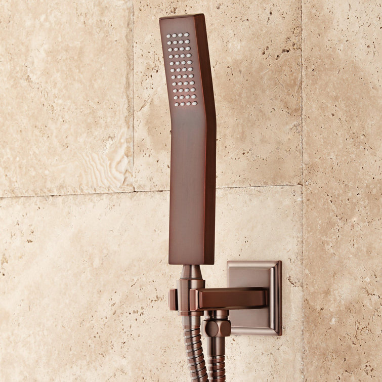 Oil Rubbed Bronze Multi-Head Rain Shower System with Handheld