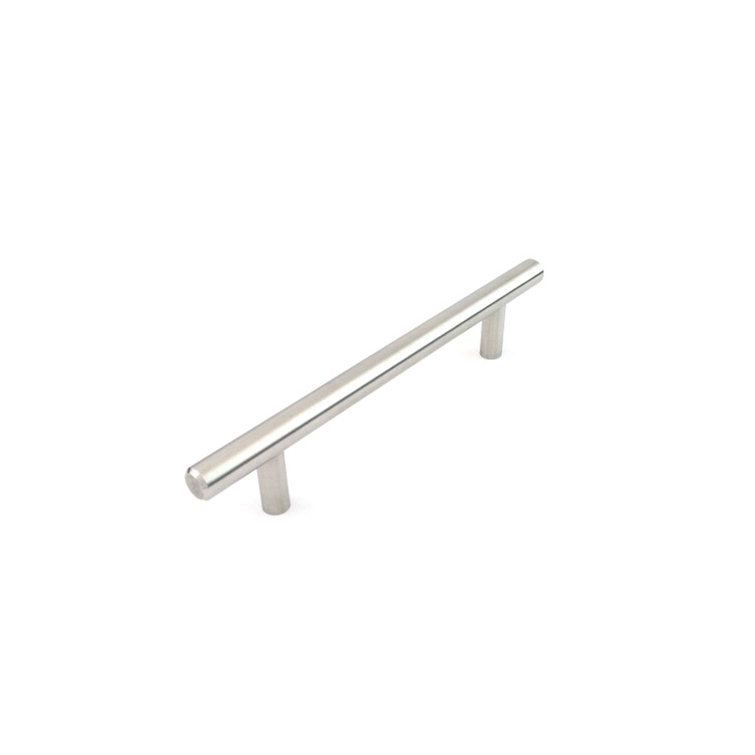 Brushed Stainless Steel Modern Bar Pull with Mounting Hardware