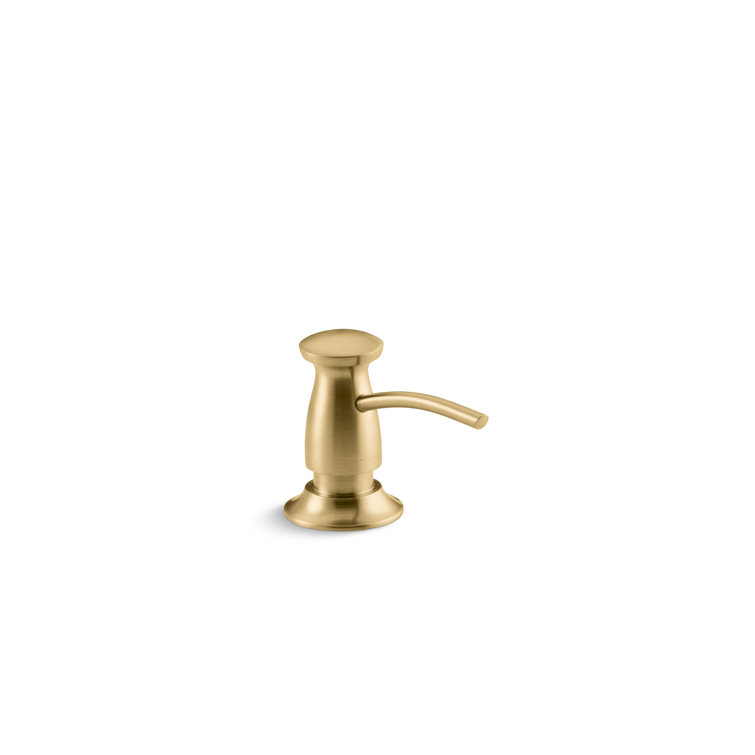 Vibrant Brushed Moderne Brass Soap/Lotion Dispenser
