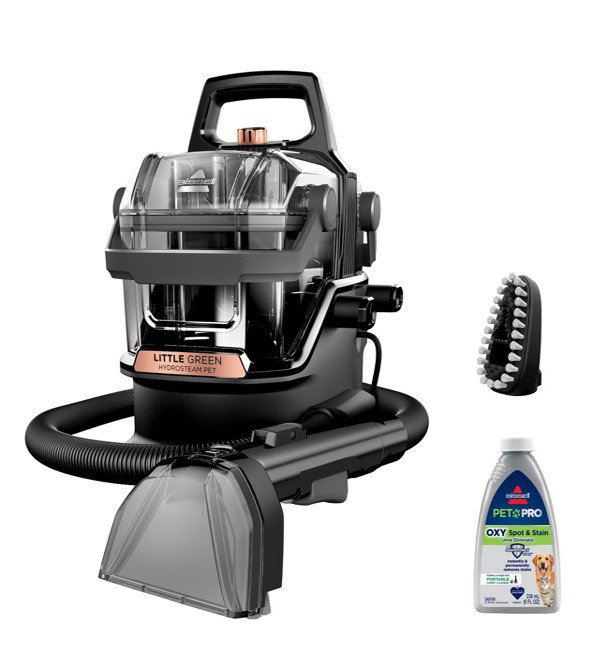 Bissell Little Green HydroSteam Black Bagless Carpet Cleaner
