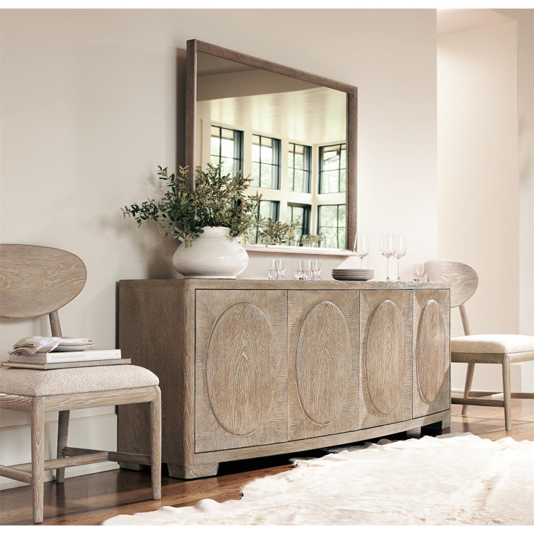 Aventura 78'' Rustic Brown Solid Wood Sideboard