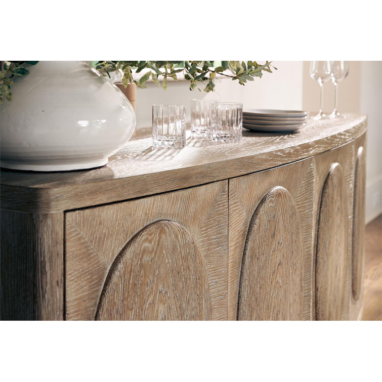 Aventura 78'' Rustic Brown Solid Wood Sideboard