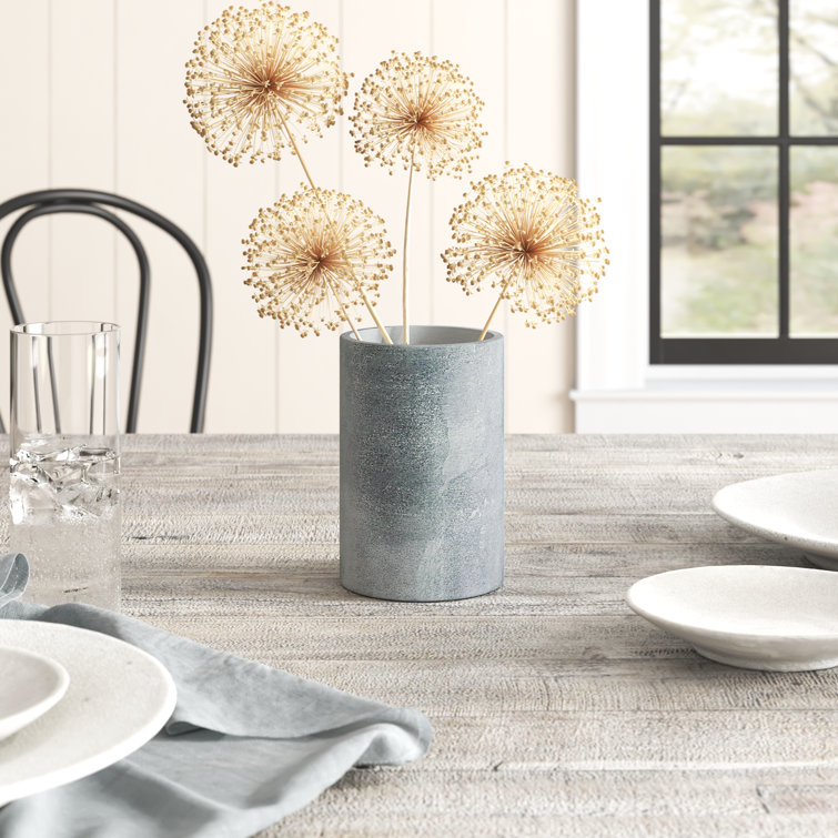 Haxby 6'' Cylinder Ceramic Table Vase for Minimalist Decor