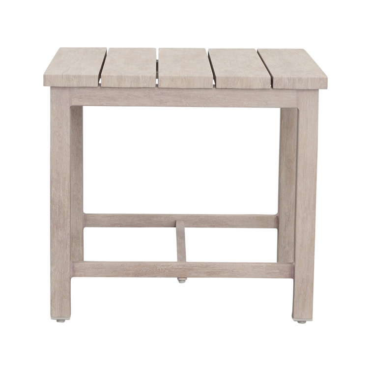 Tetra 22'' White Metal Outdoor Side Table