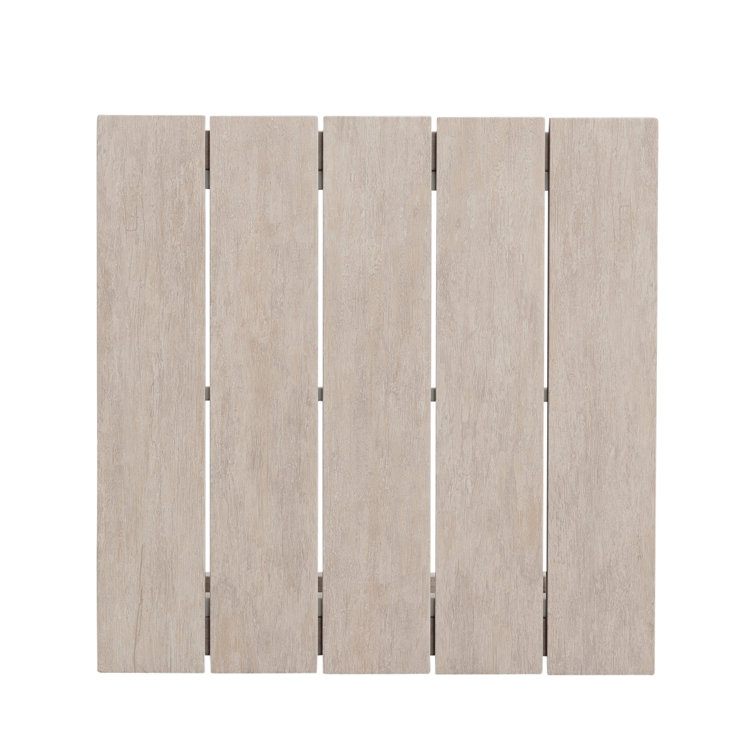 Tetra 22'' White Metal Outdoor Side Table