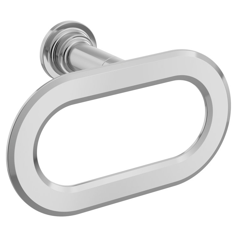 Greenfield Chrome Wall Mounted Towel Ring