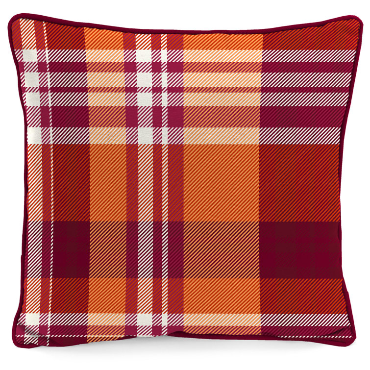 16" Square and Lumbar Outdoor Fall Throw Pillow Set