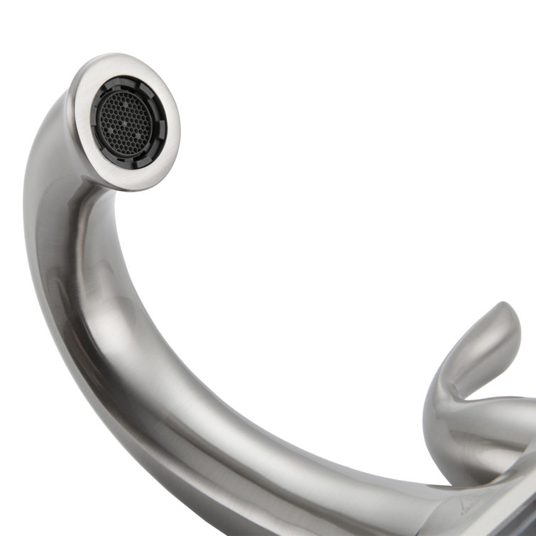 Brushed Nickel 2-Handle Centerset Bathroom Faucet with Pop-Up Drain