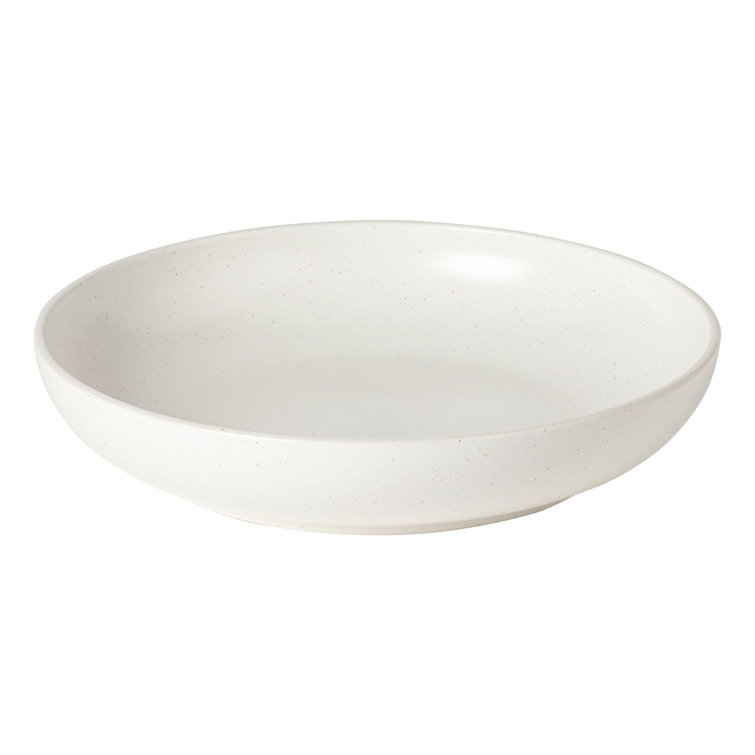 Salt White Ceramic 13" Microwave Safe Serving Bowl