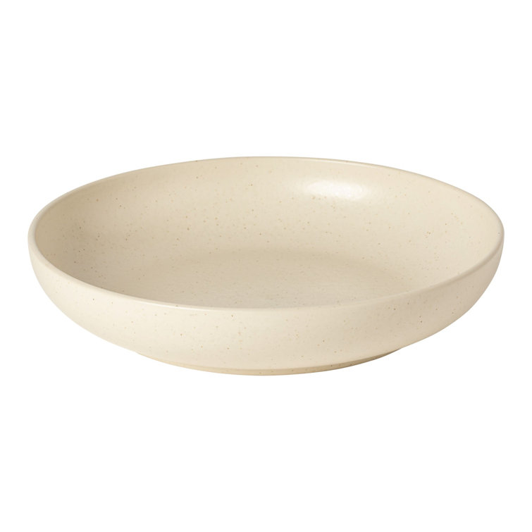 Vanilla Ceramic 13" Microwave and Dishwasher Safe Serving Bowl