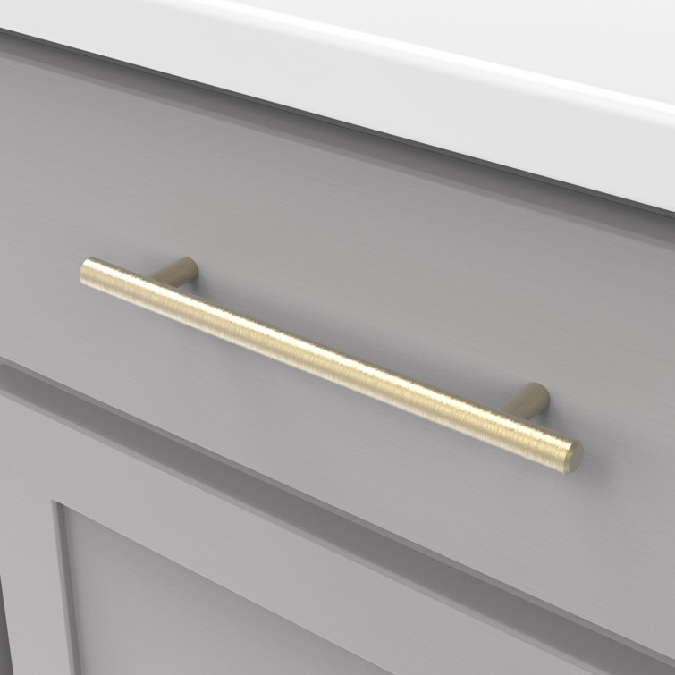 Champagne Bronze Modern Bar Pull Cabinet Handle 6-5/16"