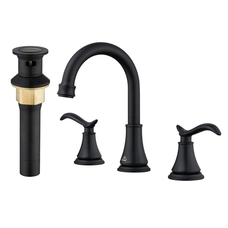 8-inch Widespread Faucet 2-handle Bathroom Faucet with Drain