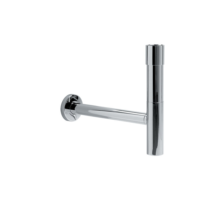 Polished Chrome Decorative Bathroom P-Trap