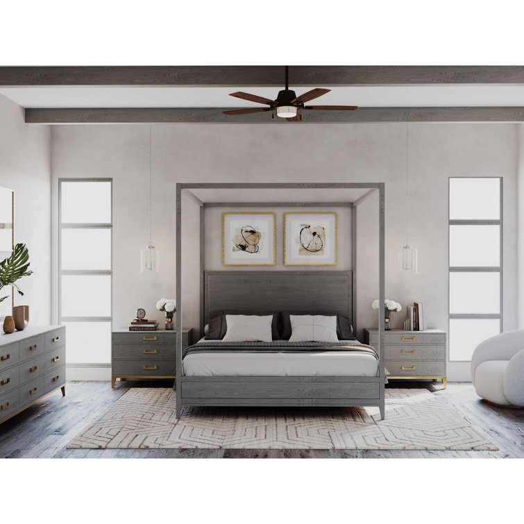 Freestone 52'' Antique Bronze Ceiling Fan with Light Kit