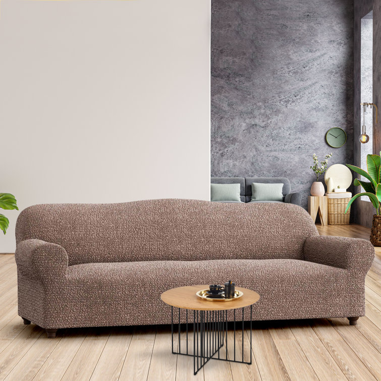 Camel Stretch Sofa Cover with Elastic Closure