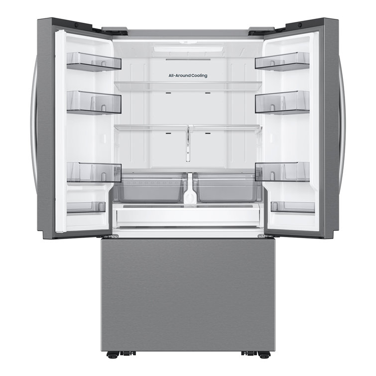 26.5 Cu Ft Stainless Steel Smart French Door Refrigerator with Ice Maker